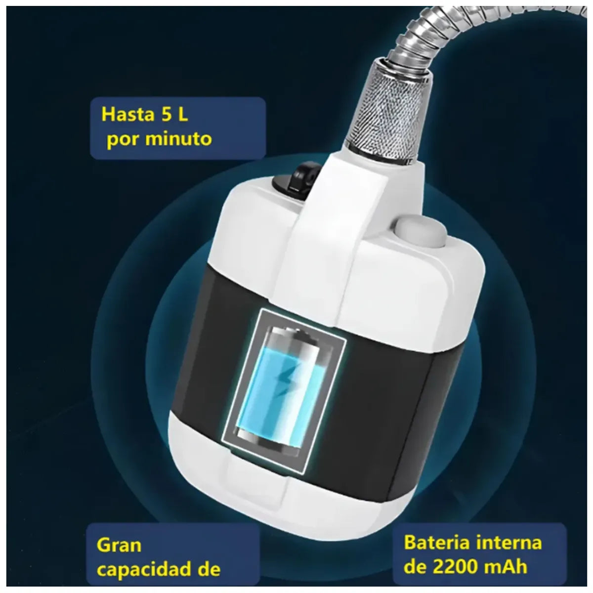 Ducha Portatil Recargable